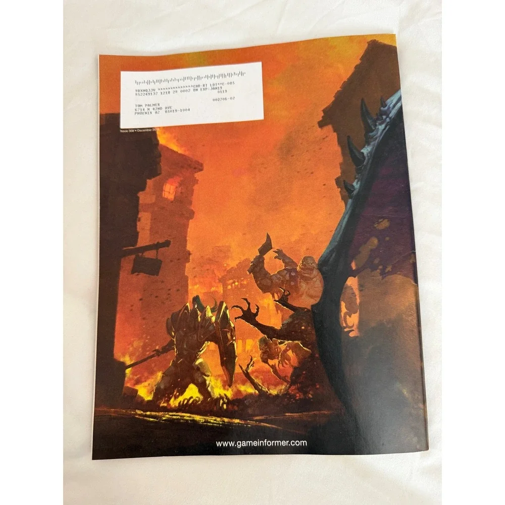 Game Informer Magazine #308 December 2018 Warcraft III Reforged Cover